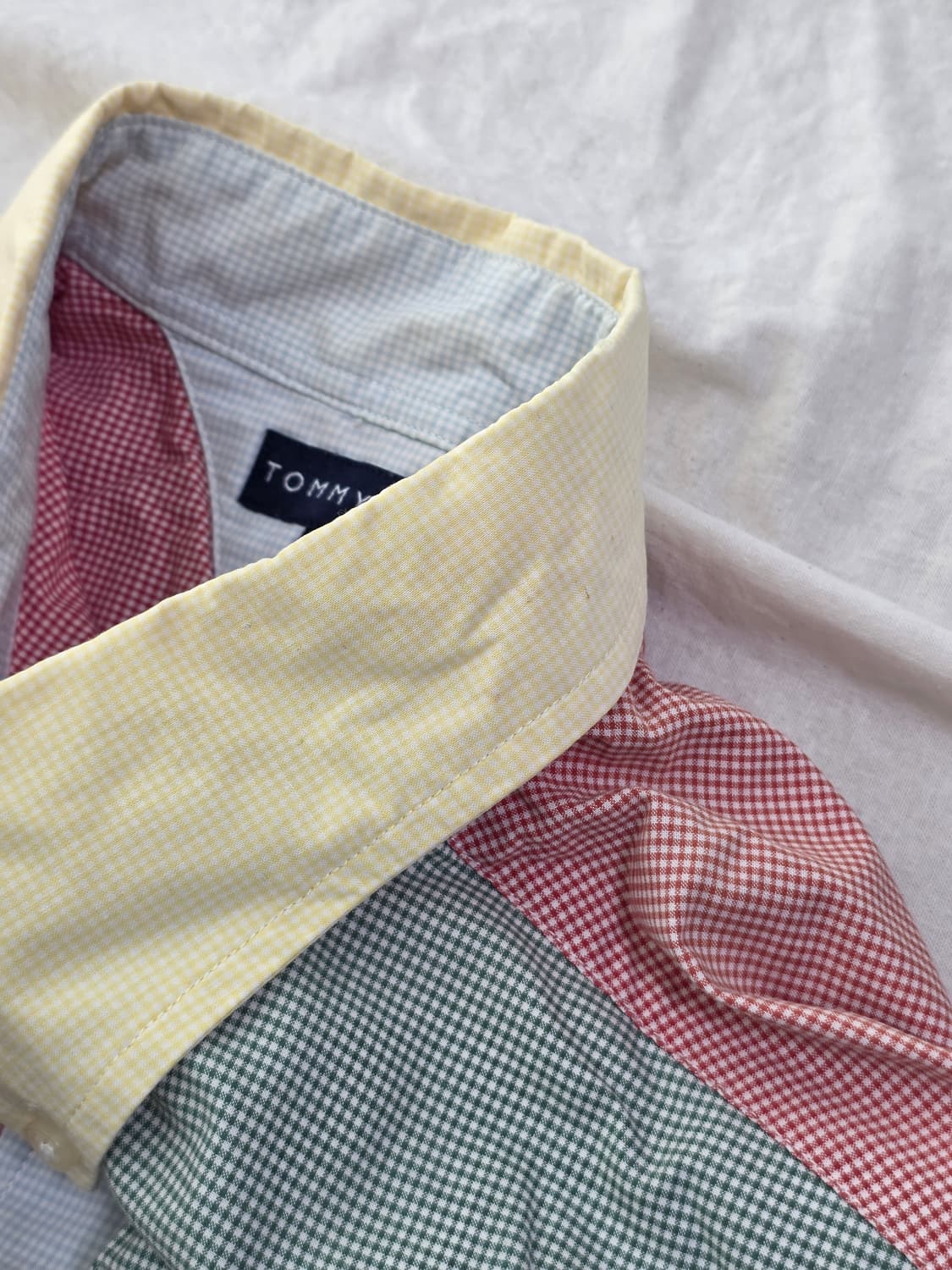 TOMMY HILFIGER 타미힐피거 컬러블록 반팔 셔츠 상품이미지8