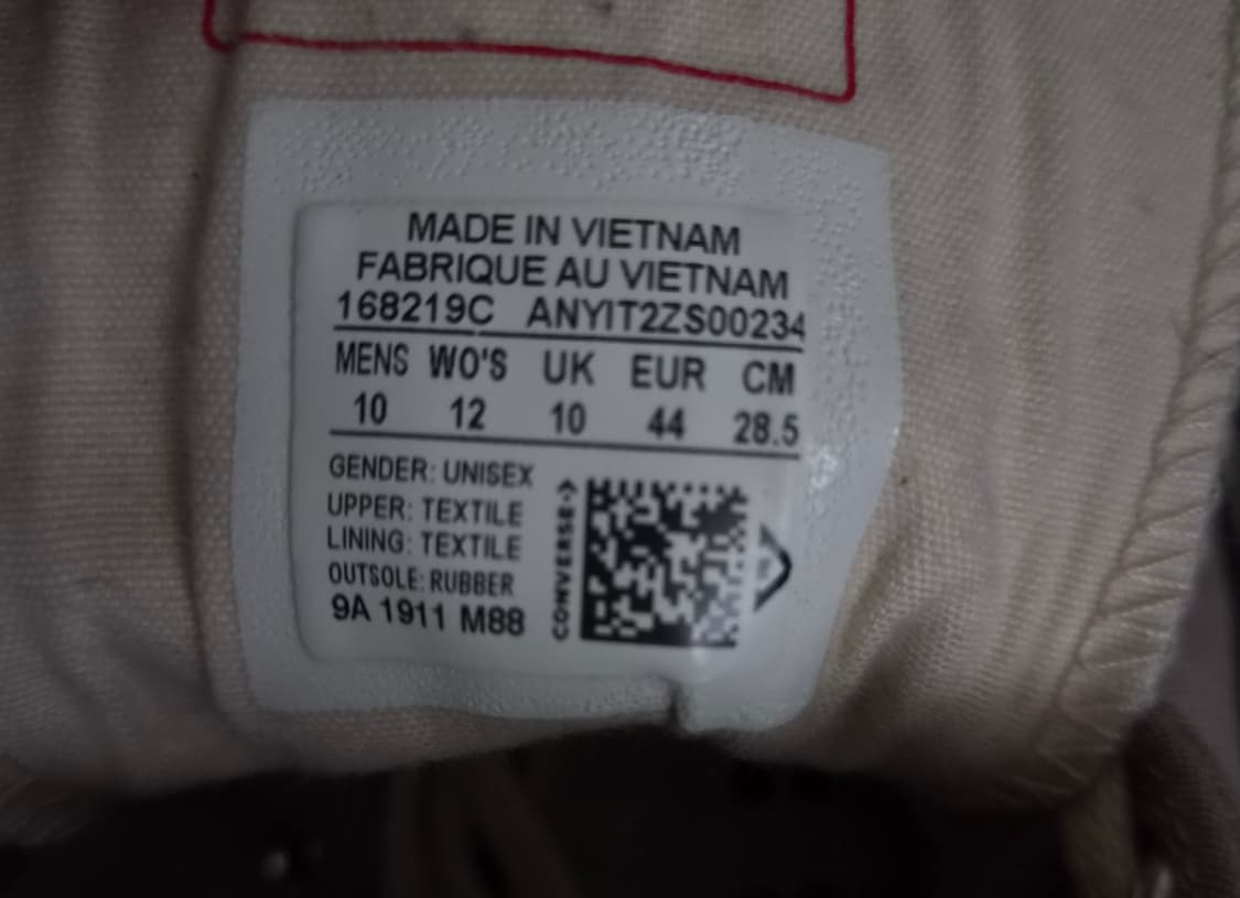 컨버스 x 피어 오브 갓 에센셜 척 70 하이 2족 일괄 상품이미지9