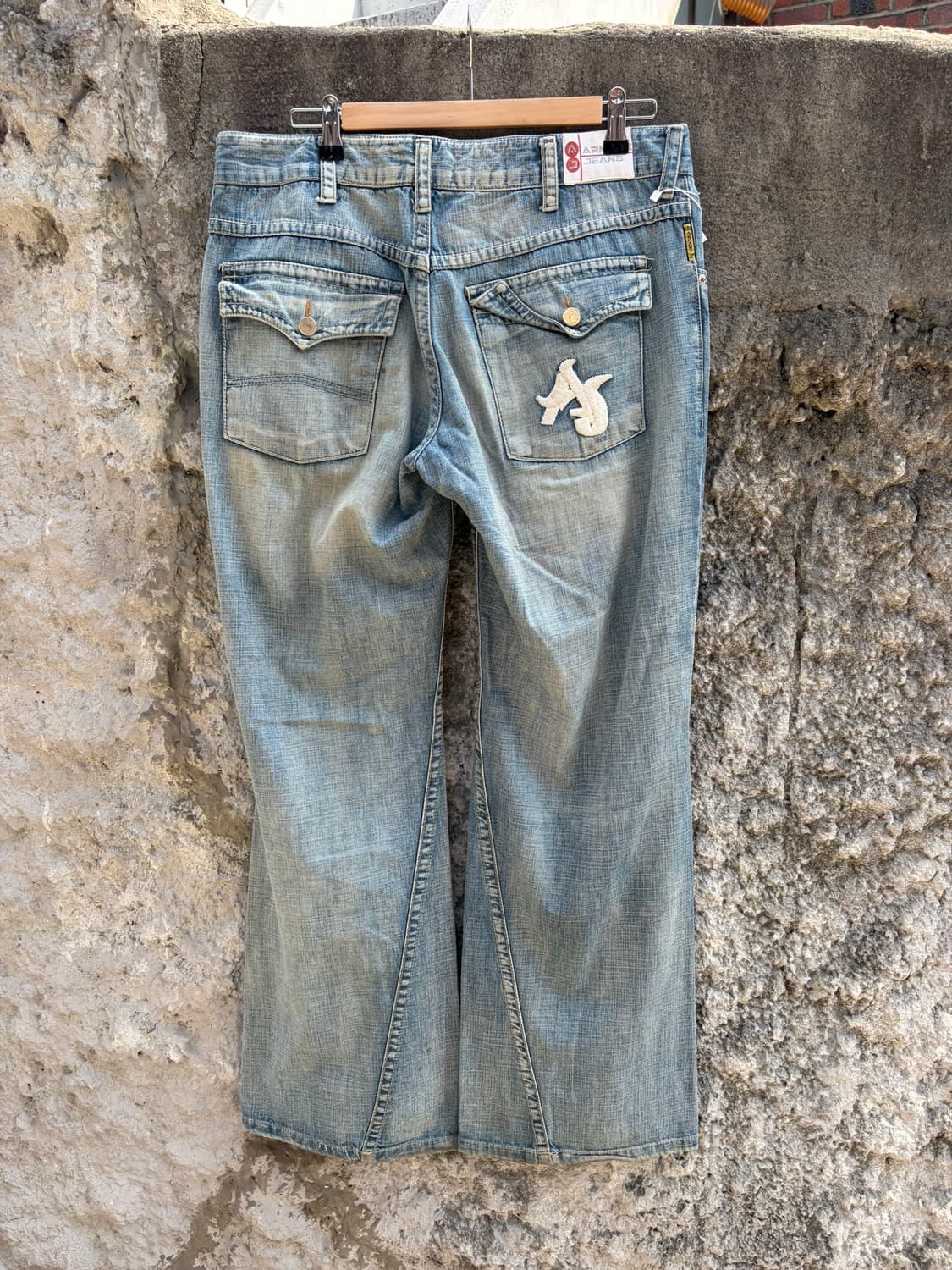 Armani Jeans 워싱 플레어 데님 상품이미지2