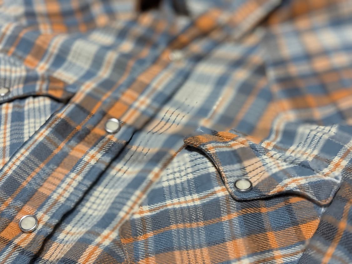 RRL 플란넬 체크 웨스턴 셔츠 상품이미지3