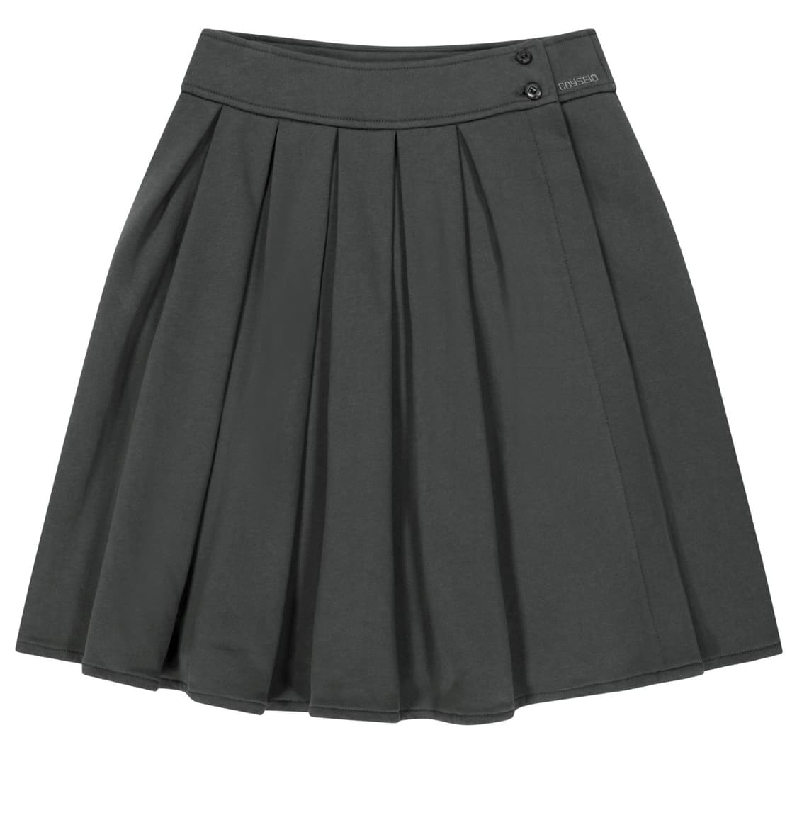 COZY SWEAT WRAP SKIRT 차콜 1 상품이미지1