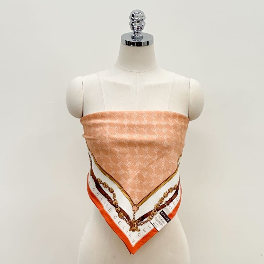 (새상품) celine / 셀린느 실크혼방 쁘띠스카프 상품이미지10
