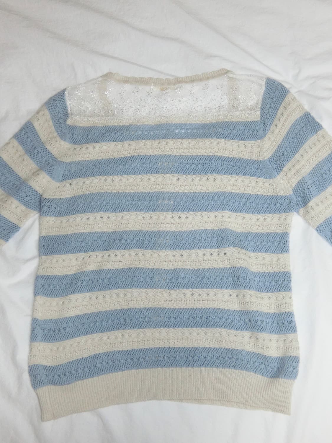 일본 빈티지 astoria odier 라떼갸루 페어리 베이비 블루 가디건 상품이미지6