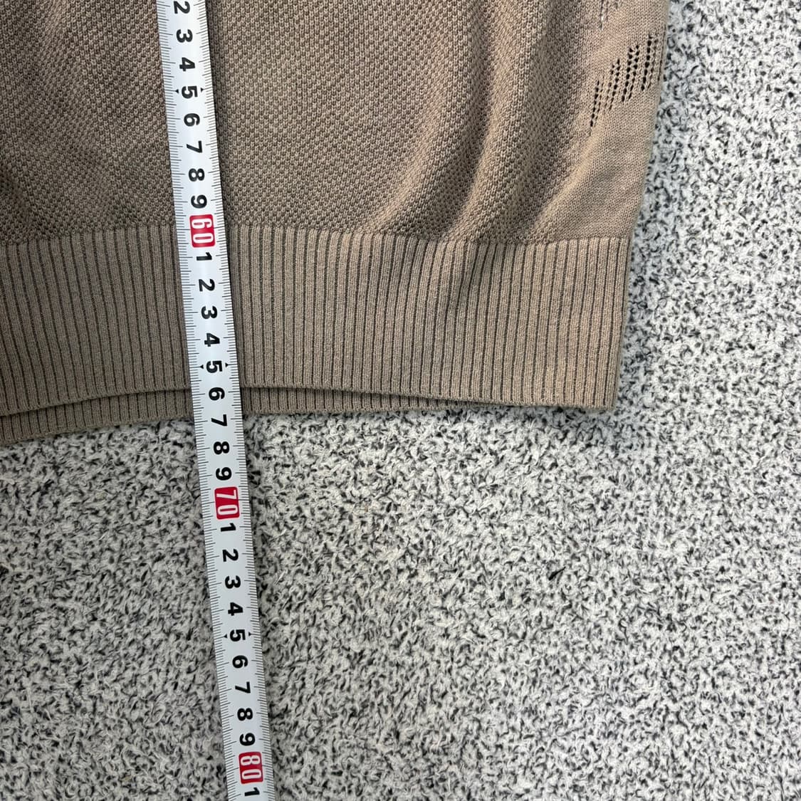 110 장미쉘바스키아 와플 반팔 니트 0402J 상품이미지8