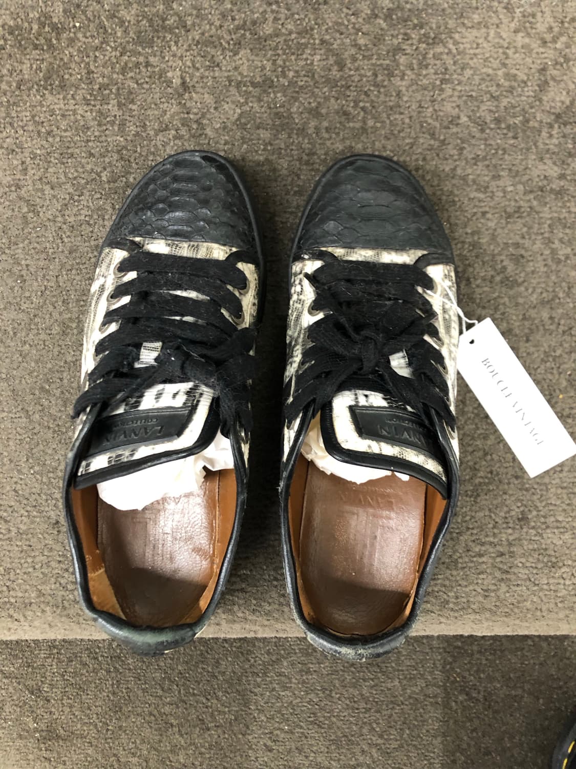 랑방 컬렉션 파이톤 스니커즈 상품이미지4