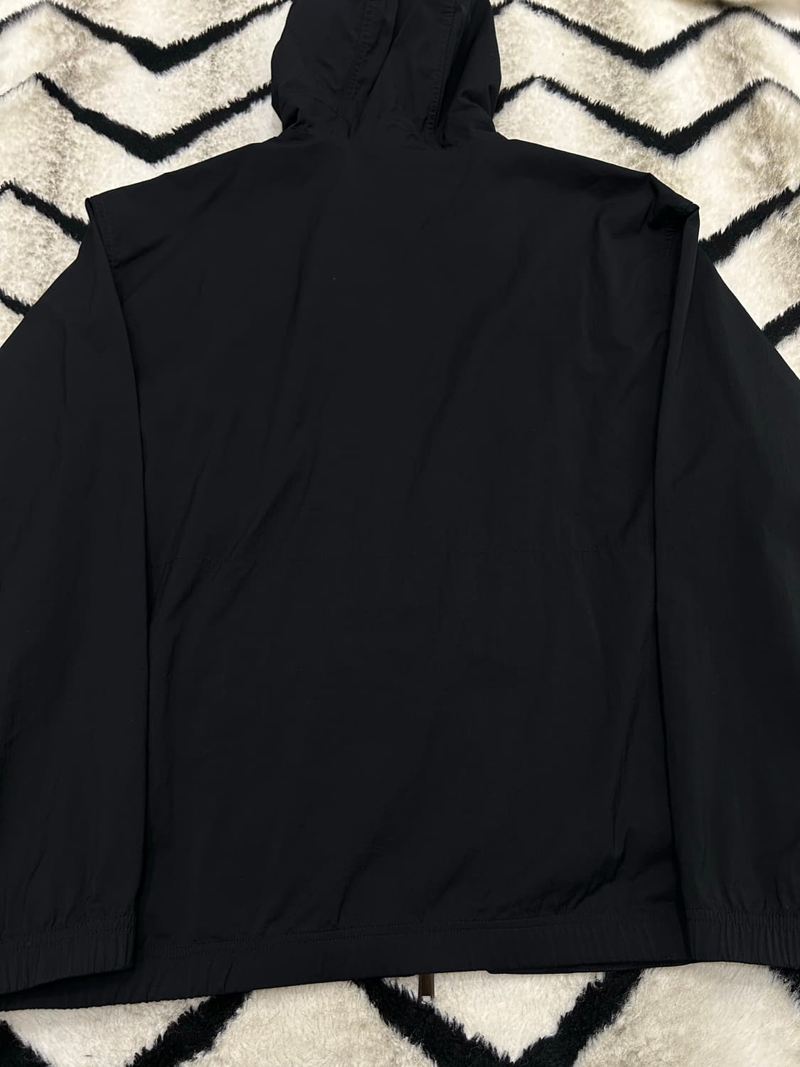 [2XL]띠어리 나일론 후디드 자켓/블랙 상품이미지4