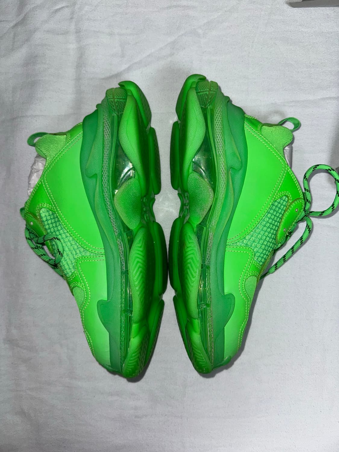 Balenciaga triple s neon fluo green 상품이미지4