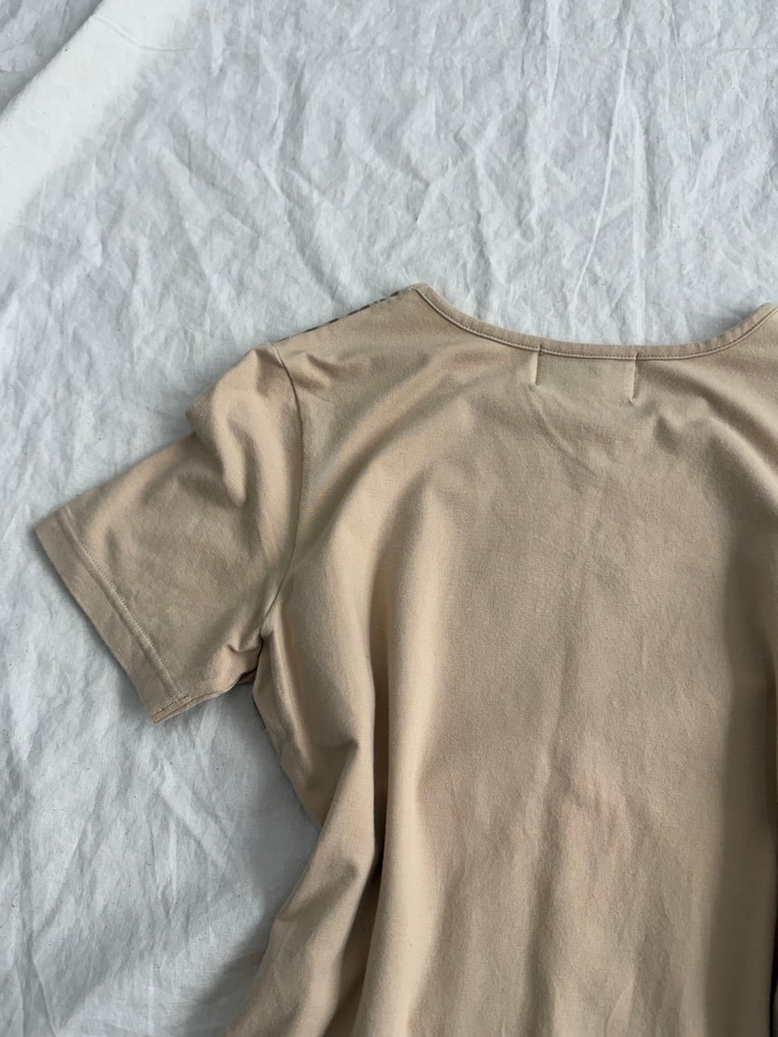 Y2k 갸루 호피 반팔탑 상품이미지5