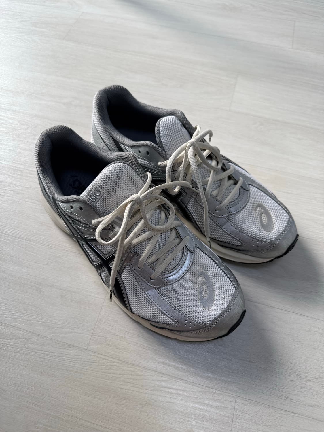 아식스 조그 100 S 화이트 블랙 - 2E 와이드 280 상품이미지1