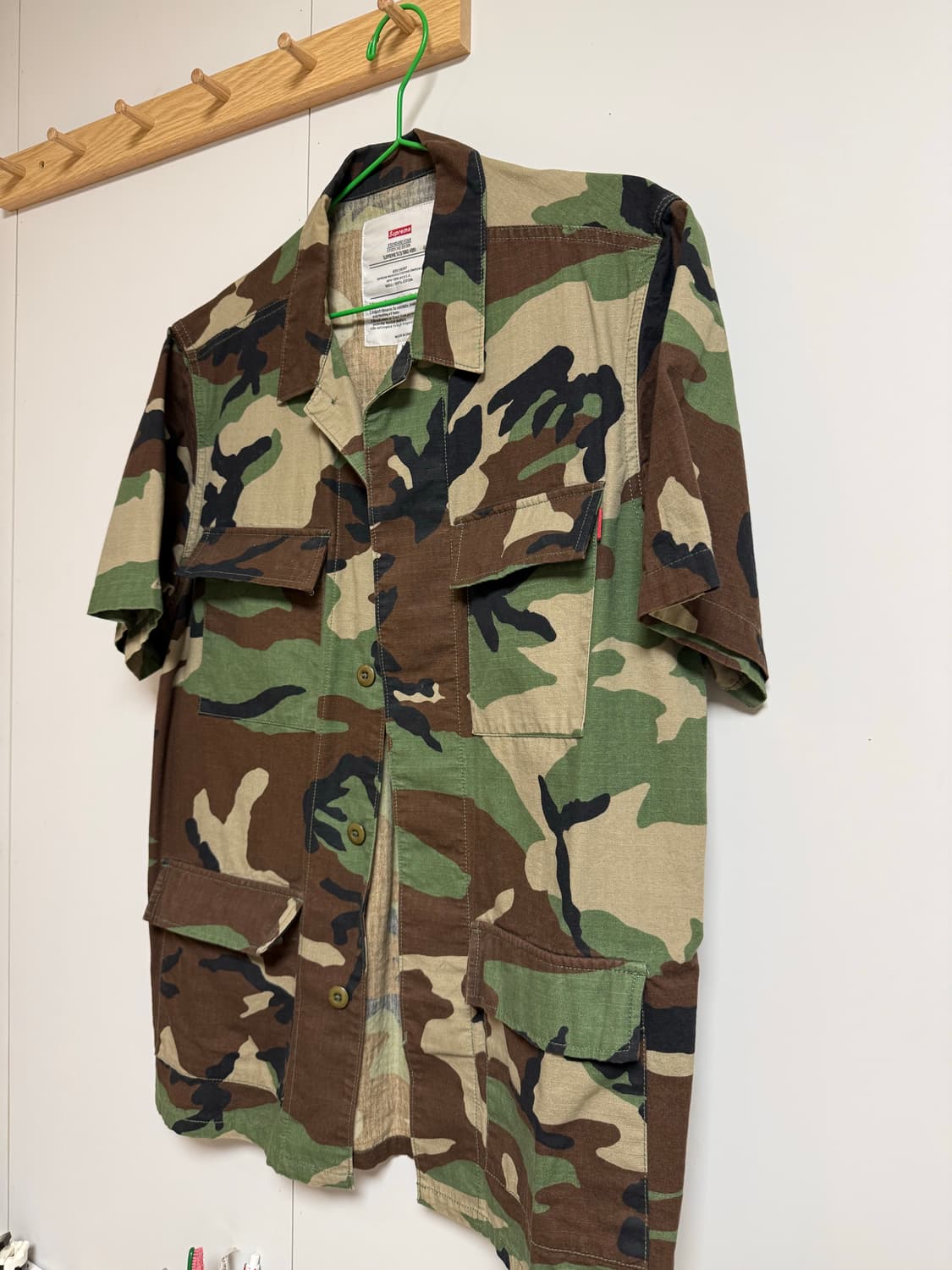 슈프림 dbu 우드랜드 카모 반팔 상품이미지3