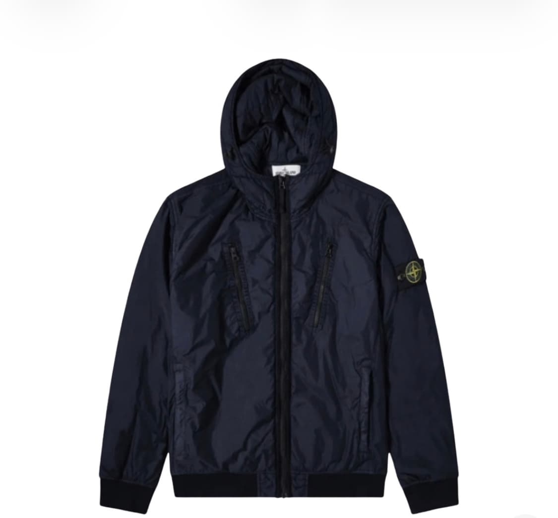 스톤 아일랜드  가먼트 다이드 크링클랩스 나일론 다운 자켓 상품이미지1