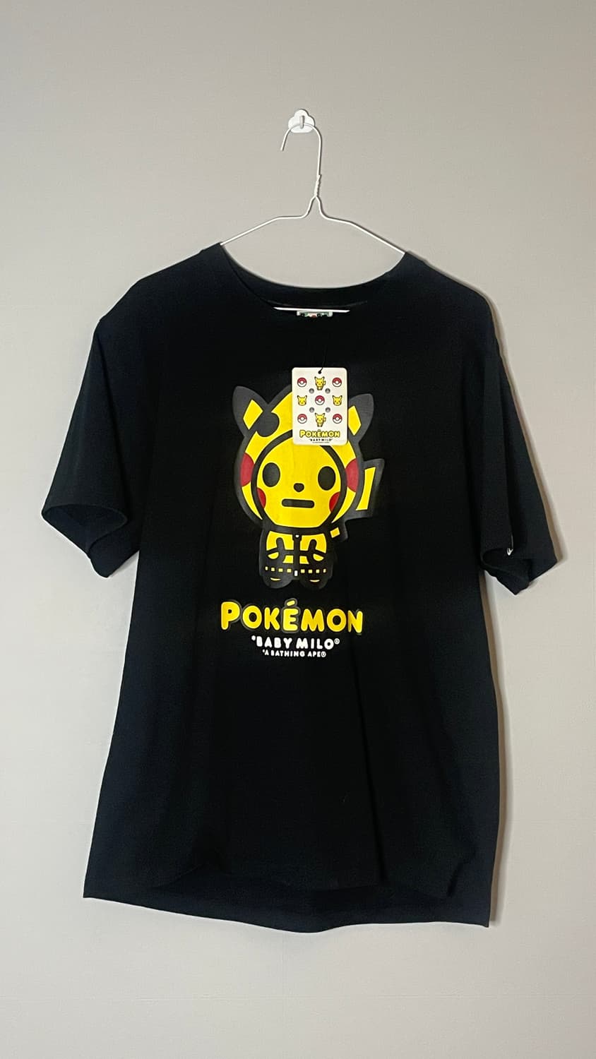 베이프 포켓몬 피카츄 반팔 L 상품이미지1