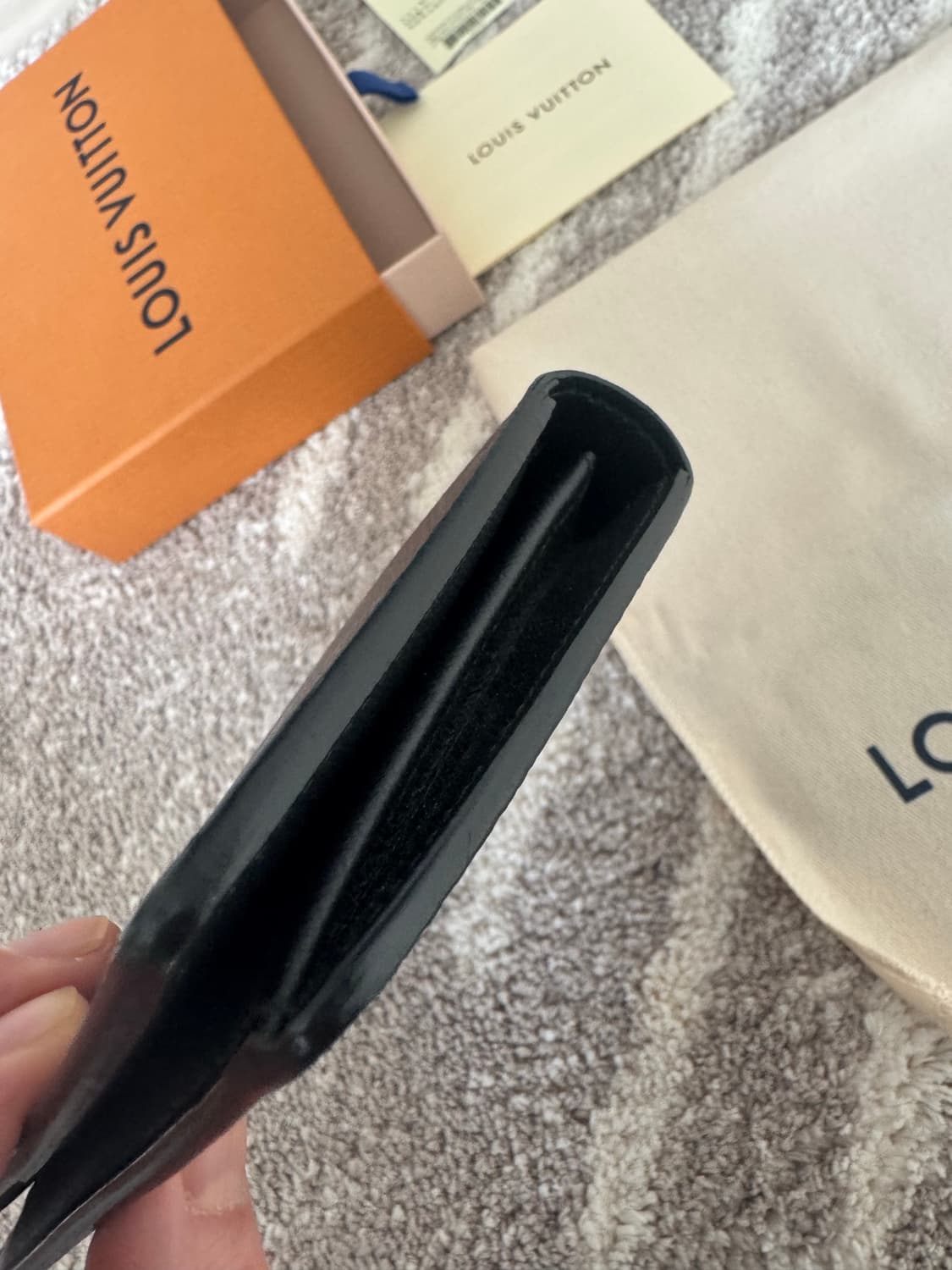 정품 루이비통 장지갑 이클립스 블랙 상품이미지7