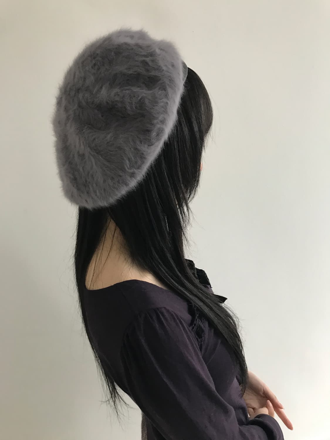 Velvet Ribbon Square Neck Sleeve T 상품이미지5