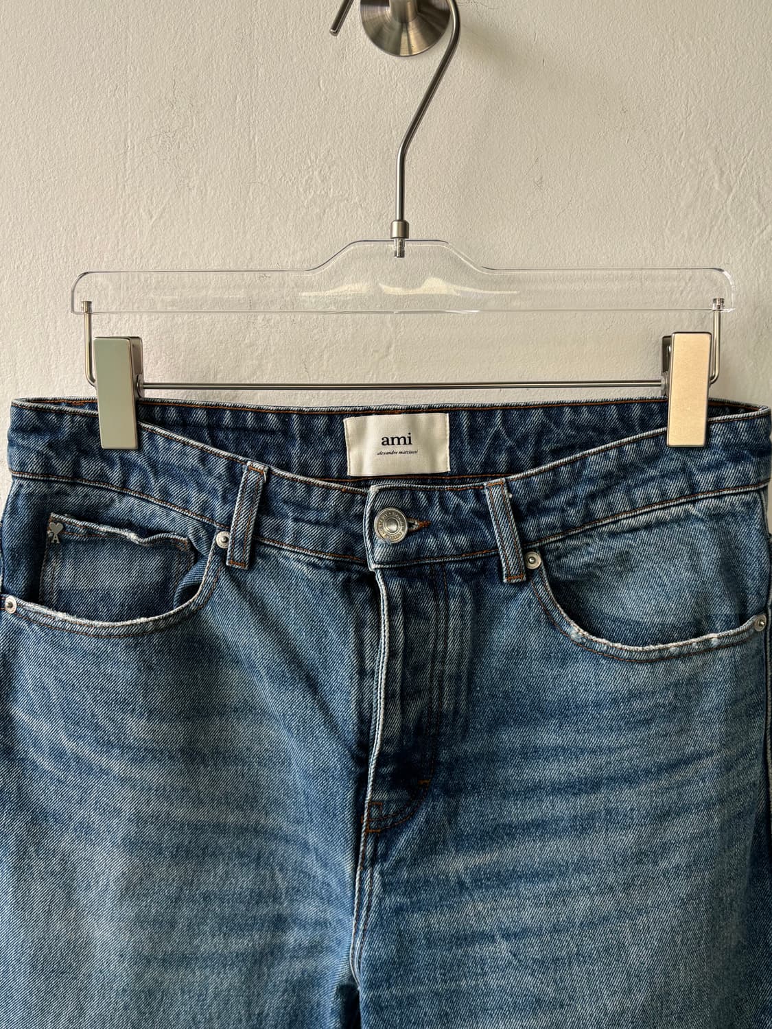 아미 배기핏 데님 진 상품이미지3