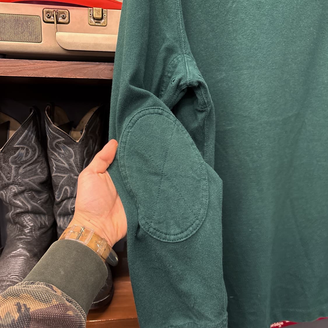 90s 폴로 랄프로렌 V-쉐브론 스트라이프 프레피 와펜 럭비티 N807 상품이미지7