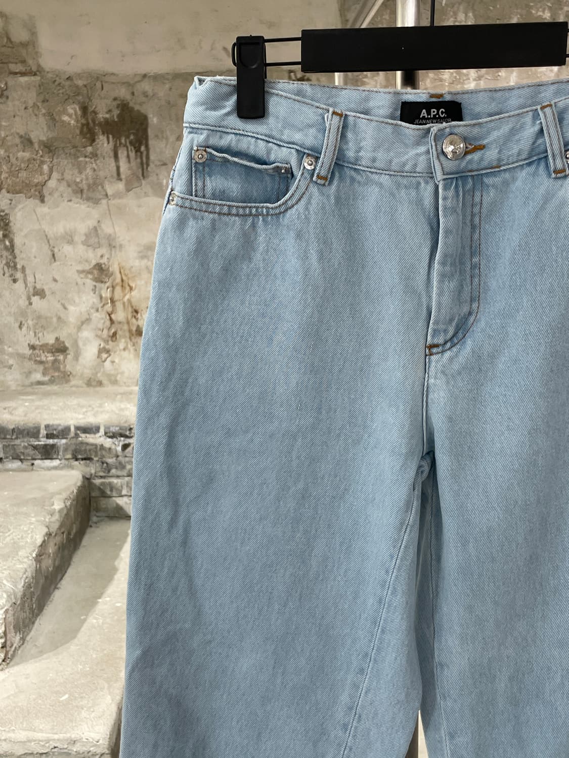 아페쎄 연청 데님 팬츠 상품이미지2