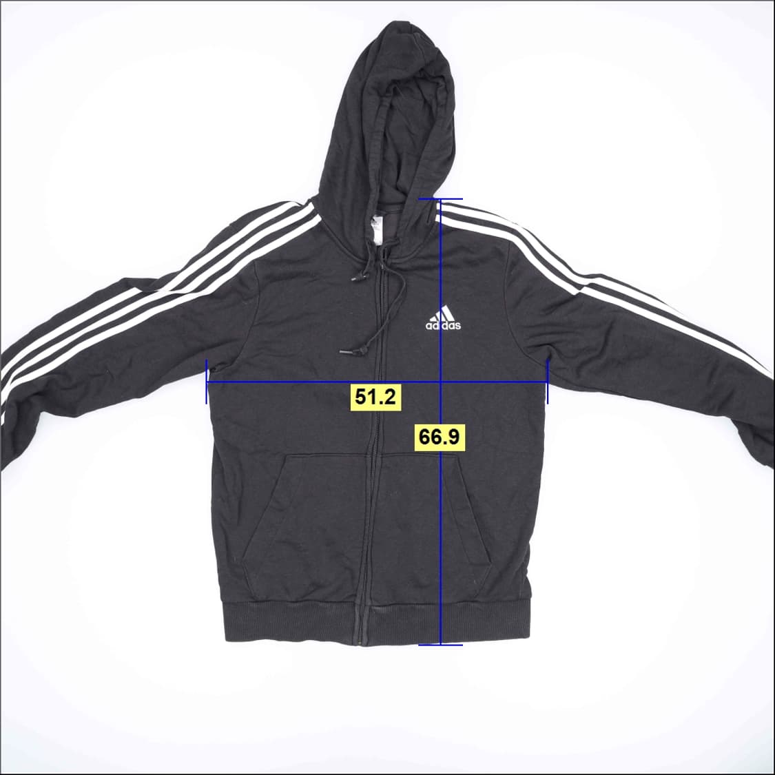 XL 아디다스 후드집업 자켓 0602H2 상품이미지5