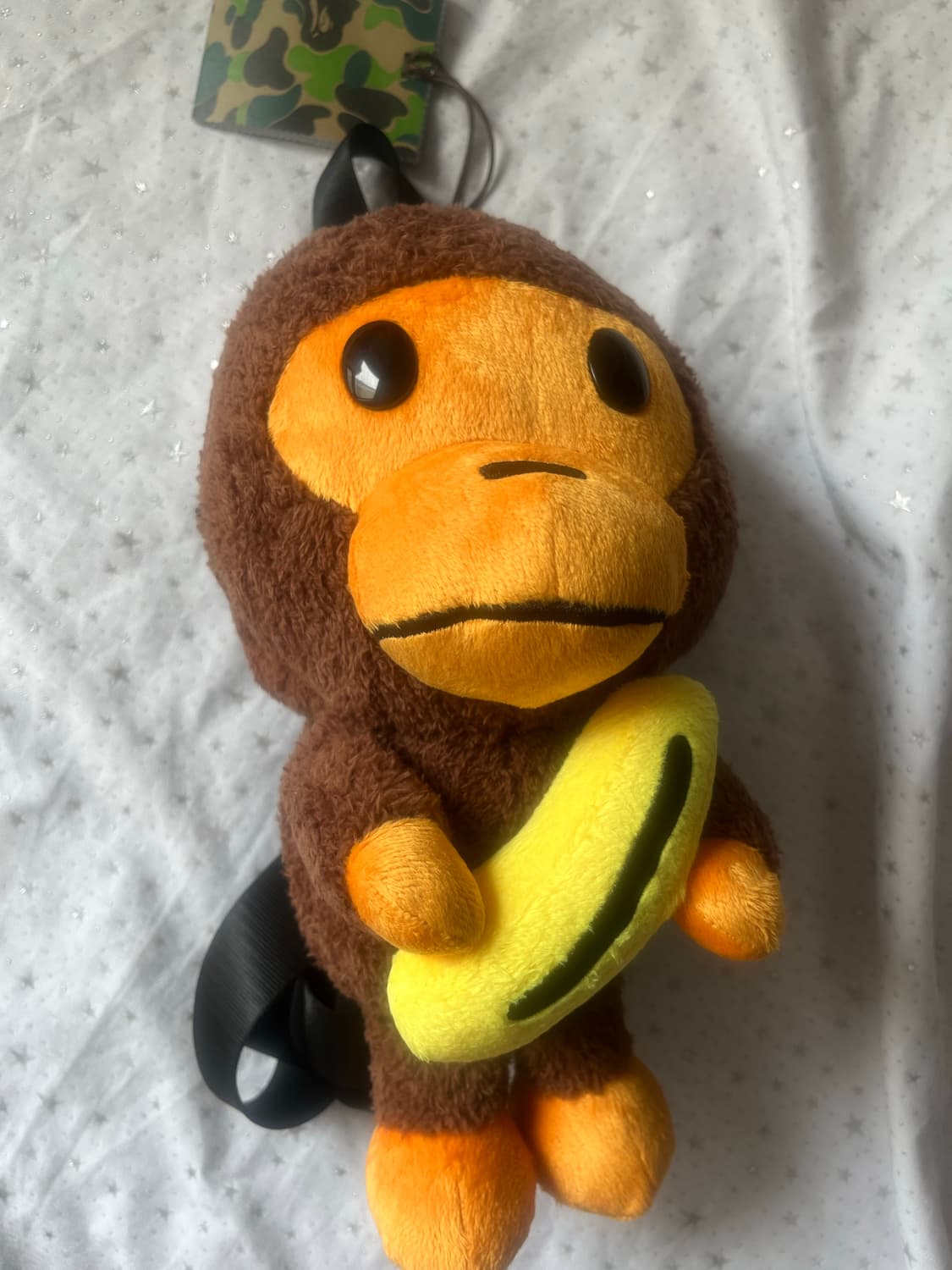 키즈 브라운 베이비 마일로 바나나 인형 백팩 🍌 상품이미지10