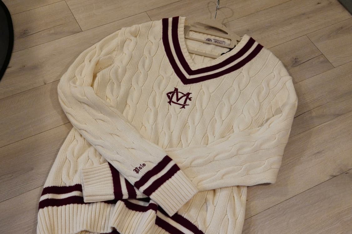 폴로 랄프로렌 모어하우스 케이블 니트 아이보리  상품이미지2