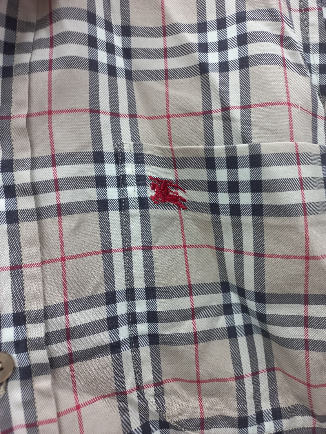 버버리 체크 남방 S (남 95) 상품이미지2