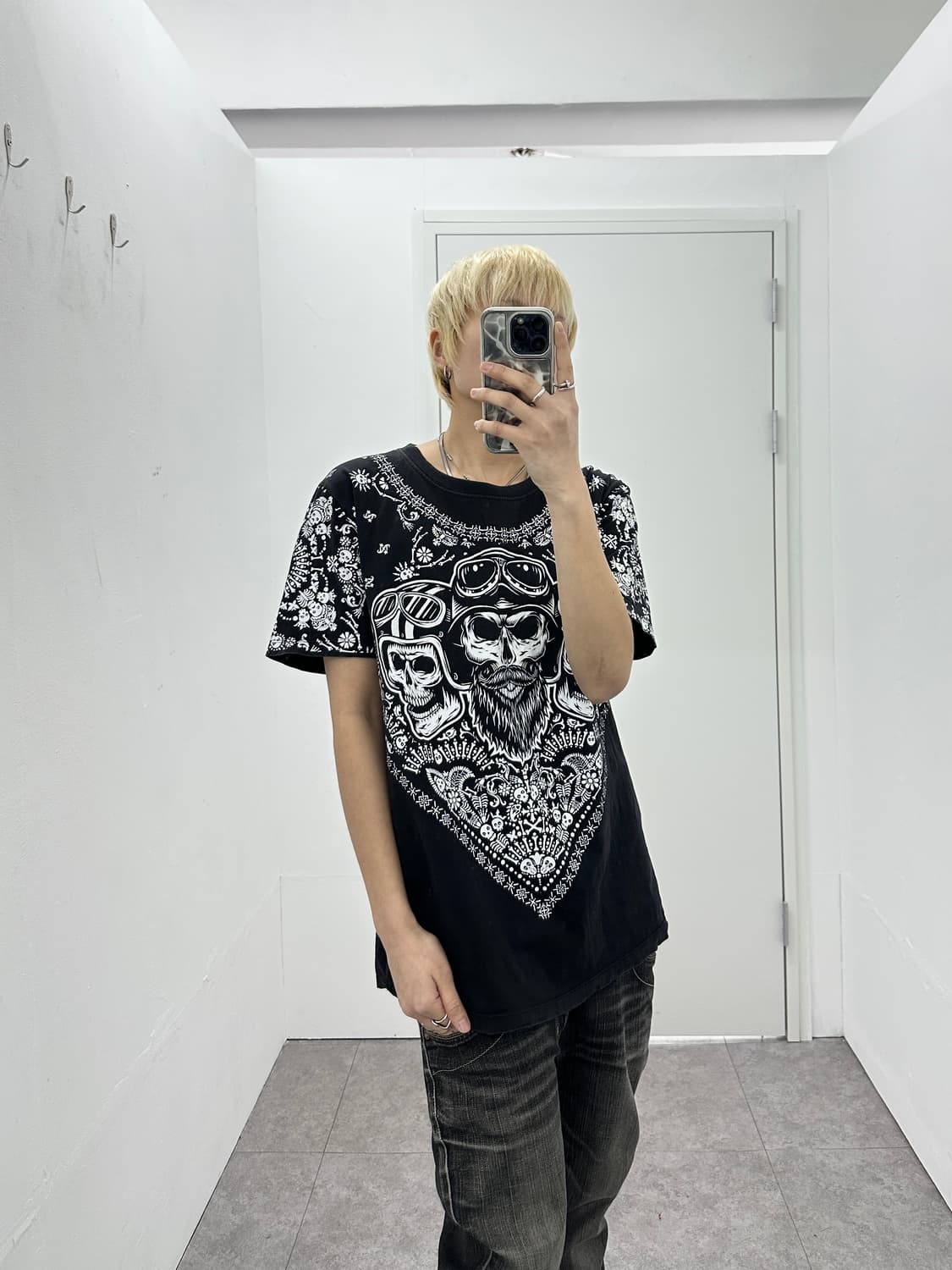 JPN Skull Printing tee 상품이미지3