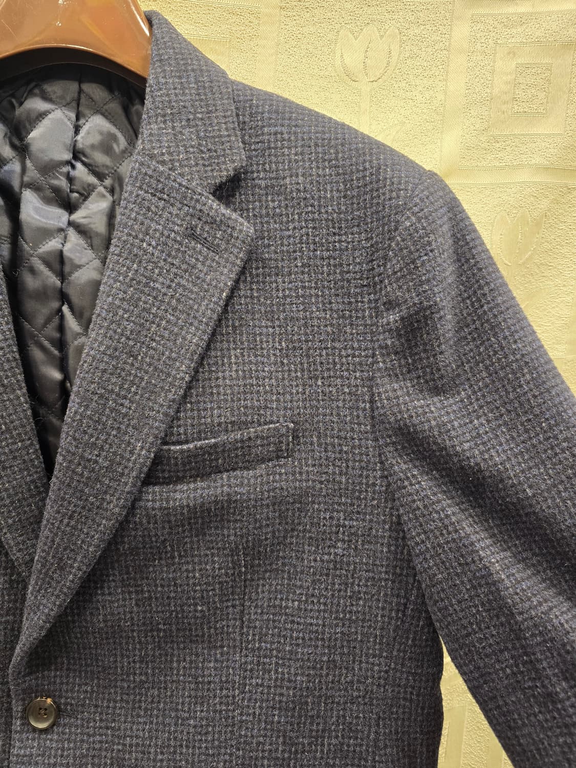 PAT 남성 모혼방 블레이저 자켓 네이비 100 상품이미지3