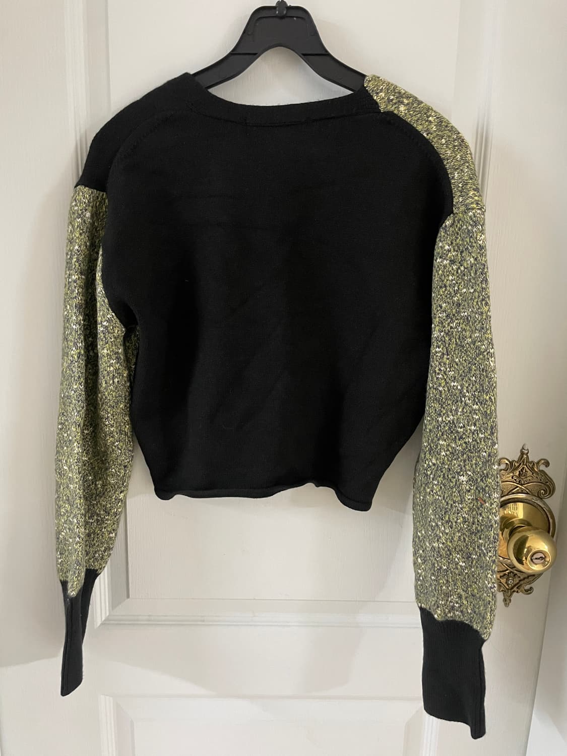 라티젠 배색 니트 가디건 상품이미지2