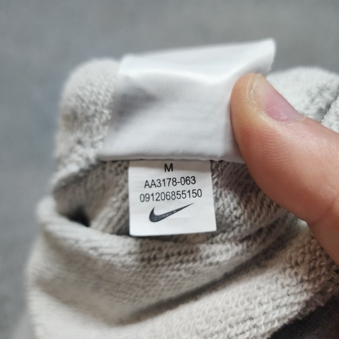 [M] 나이키 스우시 맨투맨 회색 (2780) 상품이미지5