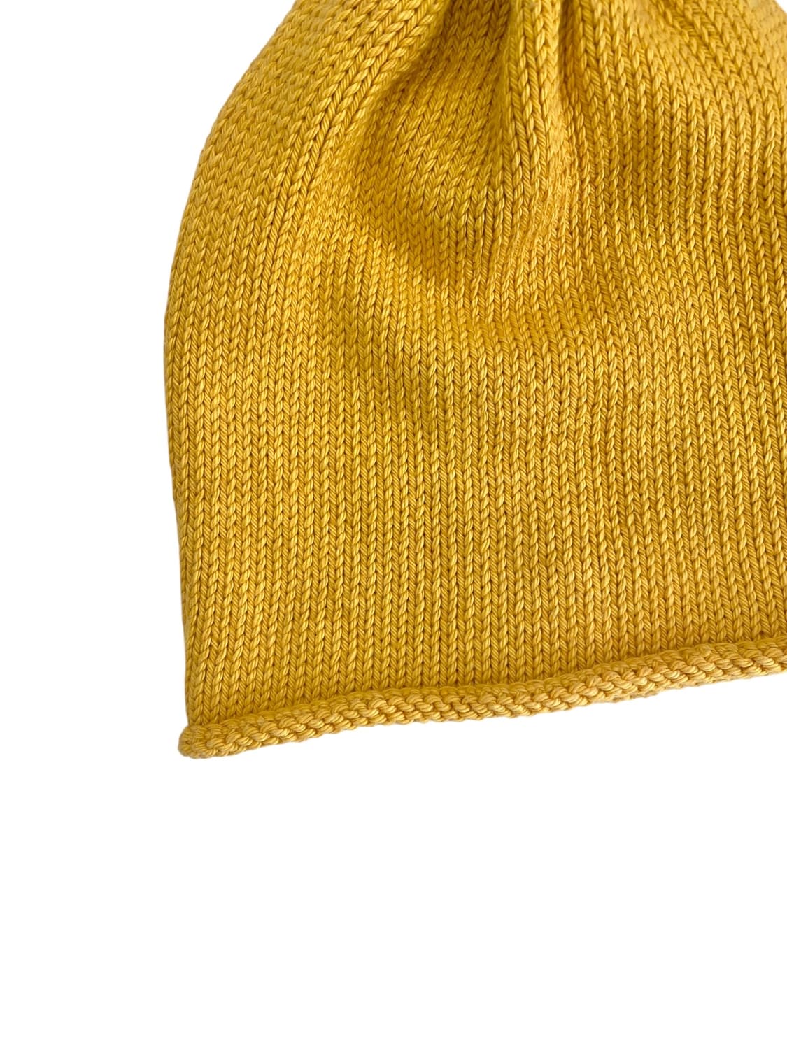 핸드니트 코튼 롤 비니 상품이미지2