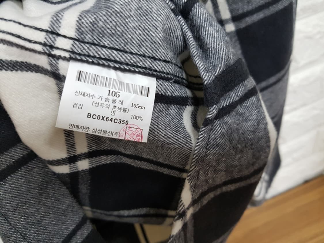 빈폴 체크 남방 남성105 상품이미지5
