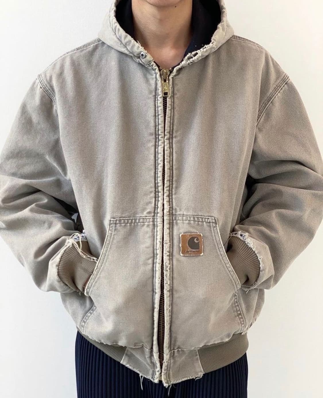00's OG 칼하트 J130 DES 액티브 자켓 칼하트 후드 자켓 상품이미지3