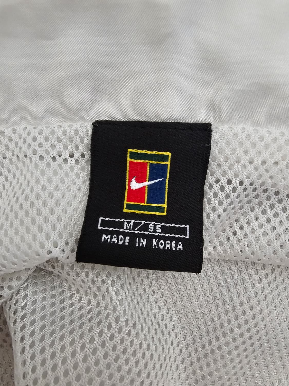 나이키 테니스 화이트 바람막이 자켓 M 100~105 상품이미지3