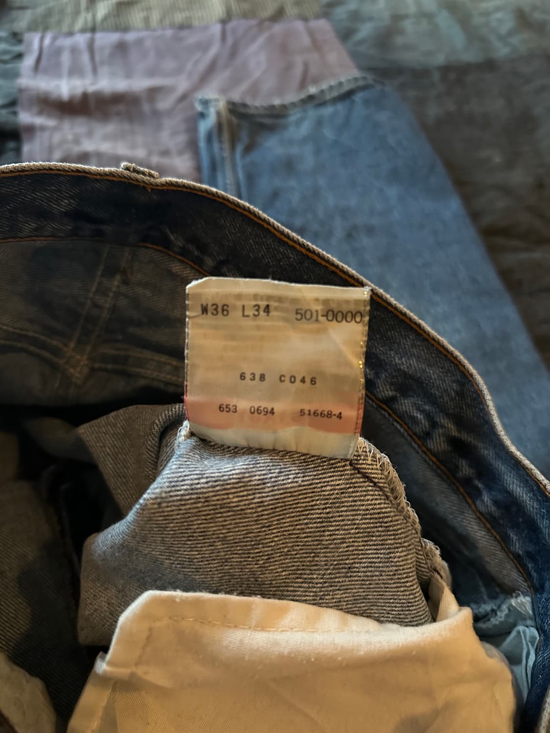 90s USA Vintage Levis 501XX Denim Pants 상품이미지10