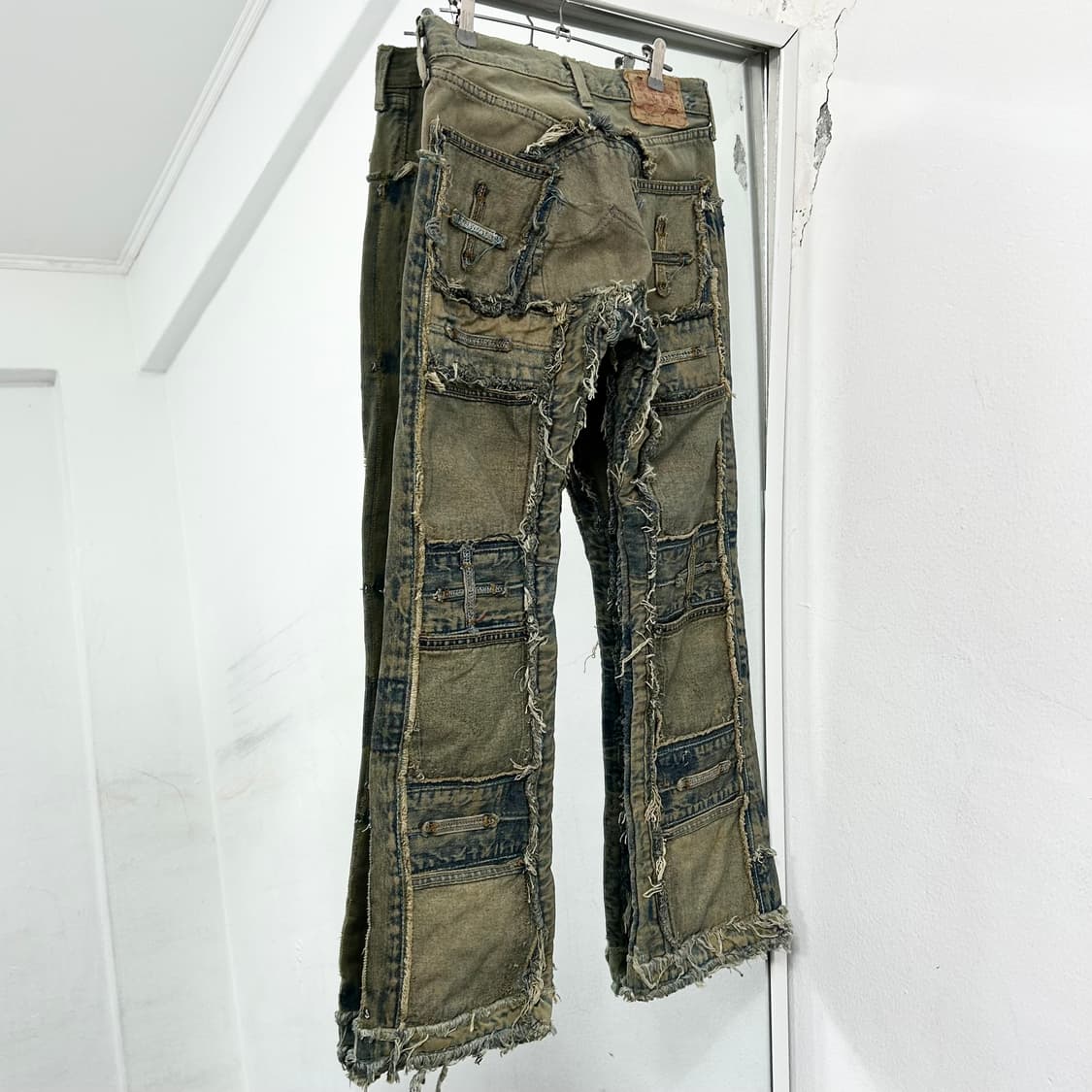 리바이스 501 커스텀 패치워크 데님 팬츠 상품이미지2