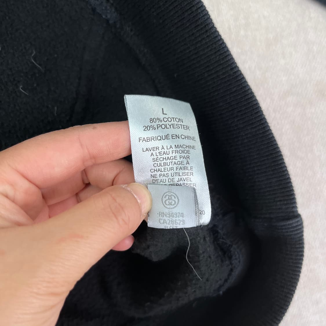 100 스투시 베이직 빅로고 후드티 상품이미지9