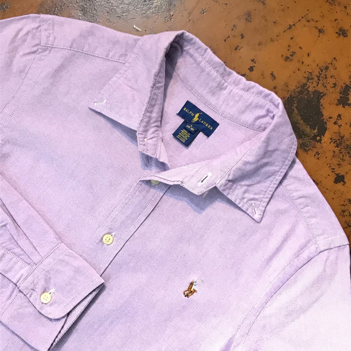 폴로랄프로렌 라이트 퍼플 옥스포드 셔츠 여성 55 66 사이즈  상품이미지3
