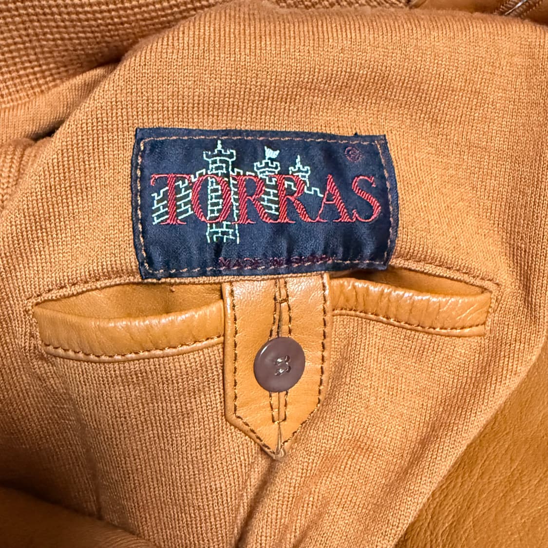 TORRAS 울 레더 콤비 자켓 상품이미지6