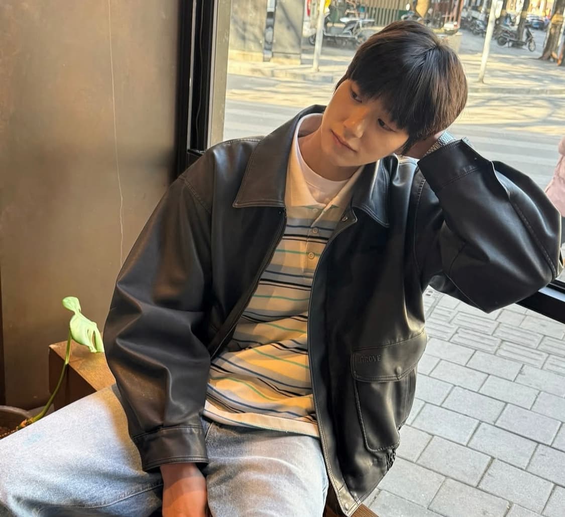 grove 그로브스트라이프 티셔츠 옐로우 여성 Free 상품이미지6