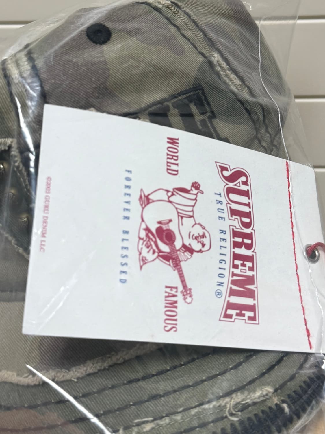 슈프림 x 트루릴리전 메쉬 백 6-패널 올리브 카모 상품이미지2