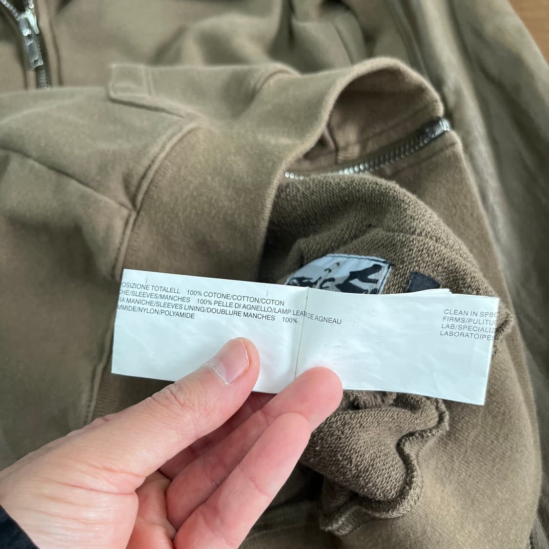 릭오웬스 다크쉐도우 레드트림 후드집업 S 상품이미지7