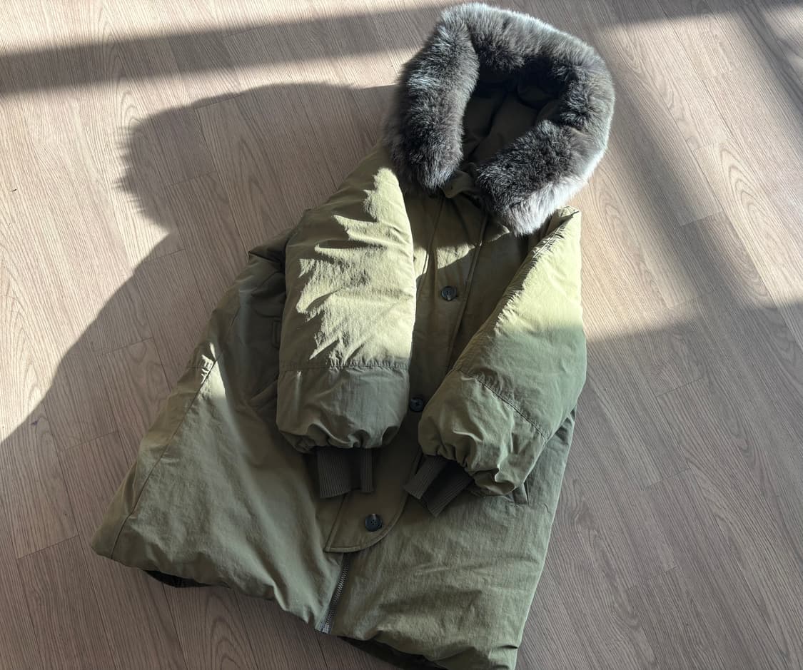 지컷 사가퍼 야상 구스다운 롱패딩 66 상품이미지1