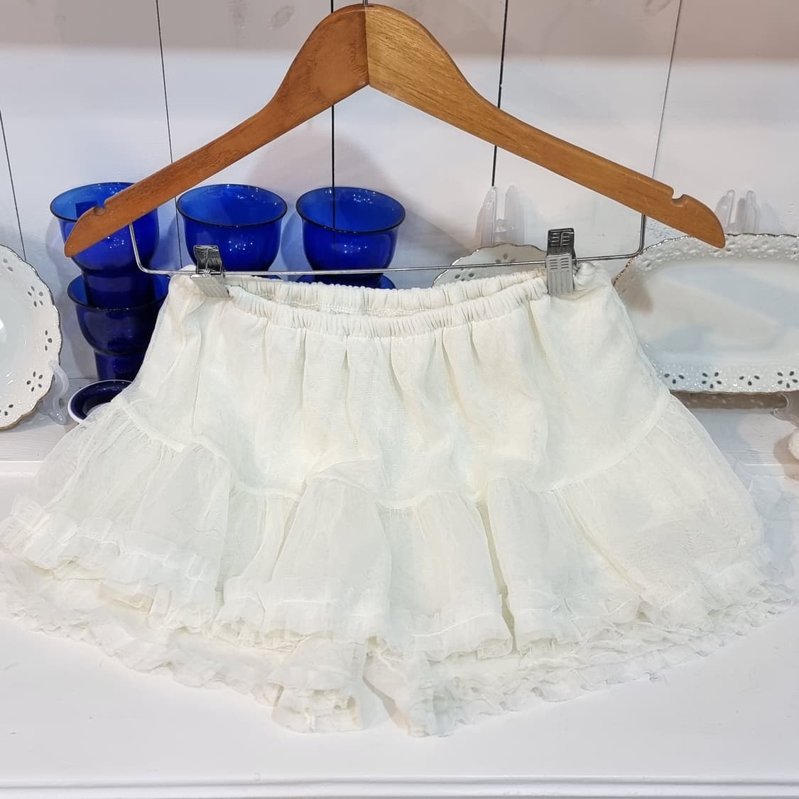 아이보리 캉캉 튤 스커트 상품이미지4