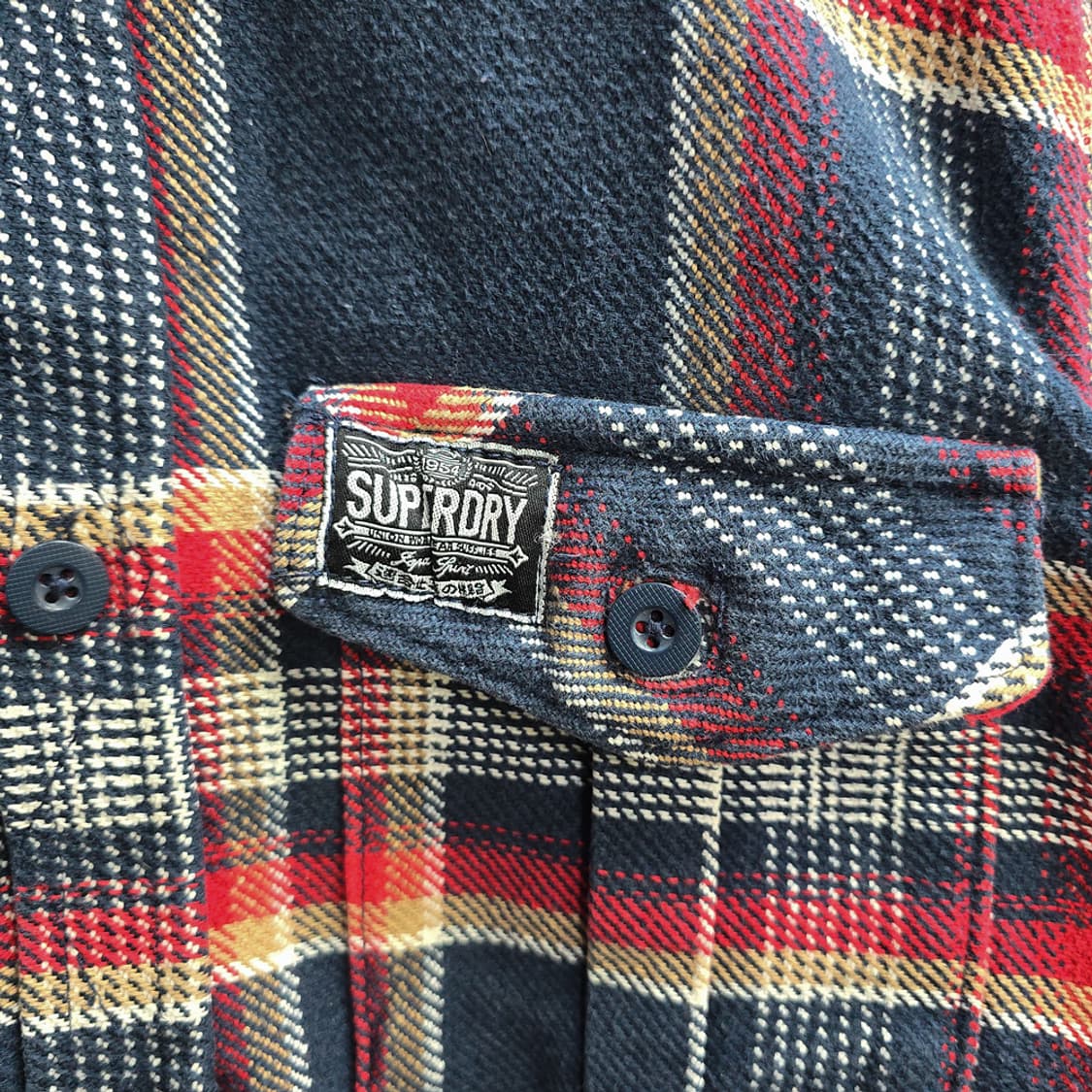 슈퍼드라이(SUPERDRY) 체크 셔츠 L 상품이미지4