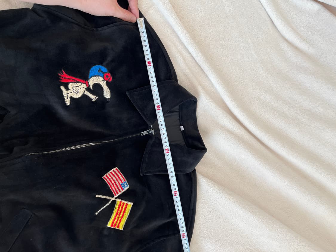 스누피 자수 블랙자켓 42 상품이미지7