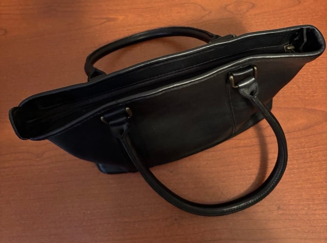 [미국배송] 엘엘빈 빈티지 가죽 토트백 90‘s  상품이미지3