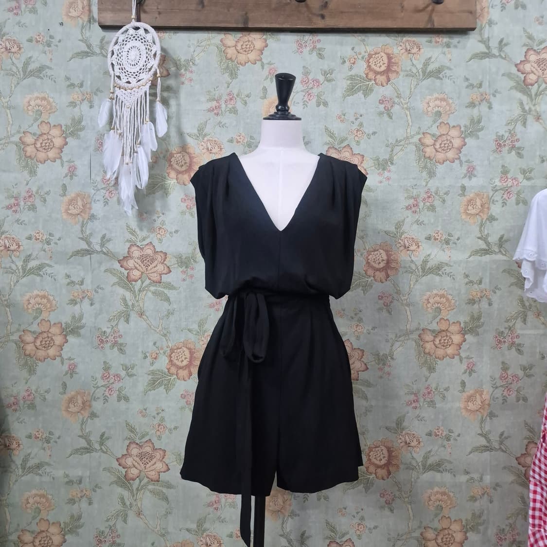 헬무트 랭 아르테미스 숏 슬리브 플리츠 벨티드 롬퍼 상품이미지5