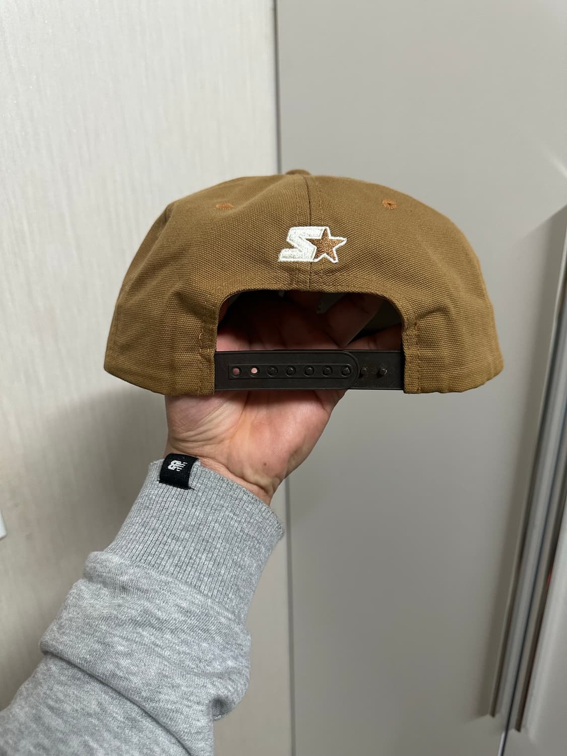 칼하트 x 스타터 브라운 볼캡 상품이미지3