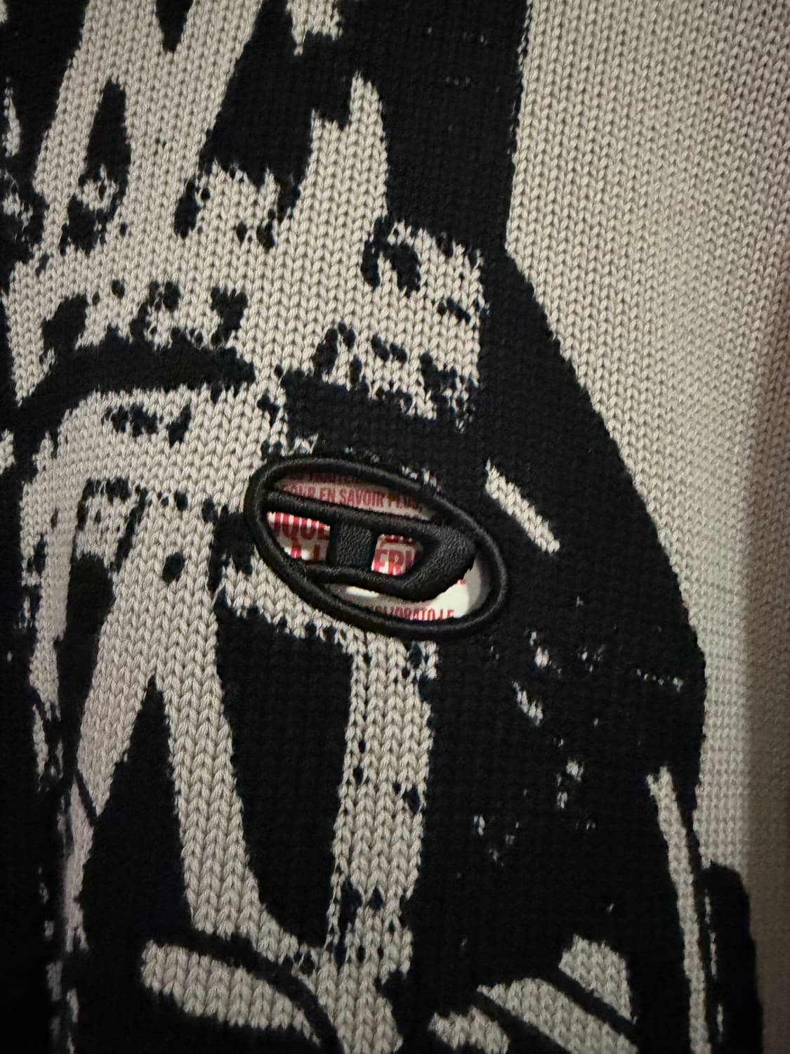 디젤 스트라이프 집업 봄버 재킷 상품이미지3