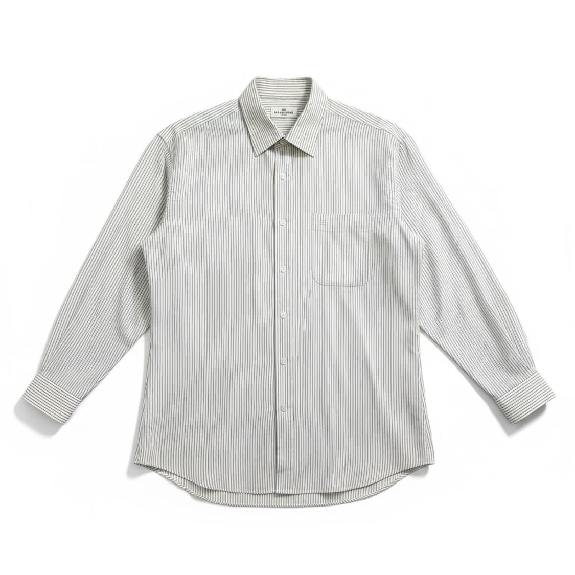 발렌시아가 파리 BB 로고 스트라이프 셔츠 상품이미지1